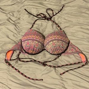Push-Up Bohemian Bikini Top